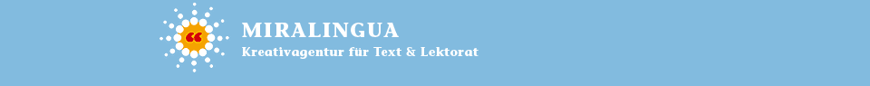 Miralingua - Kreativagentur f�r Text & Lektorat (Logo)